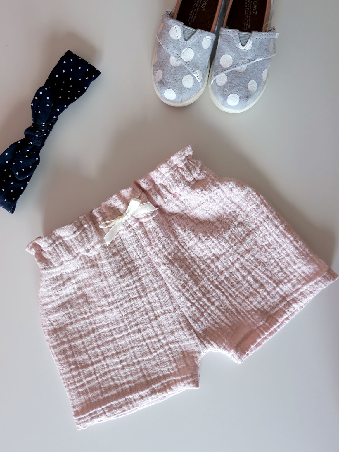 DIY: baby short met ruffle randje