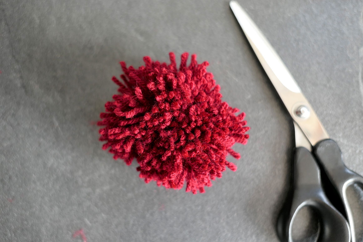 DIY: Kerstkrans van pompons