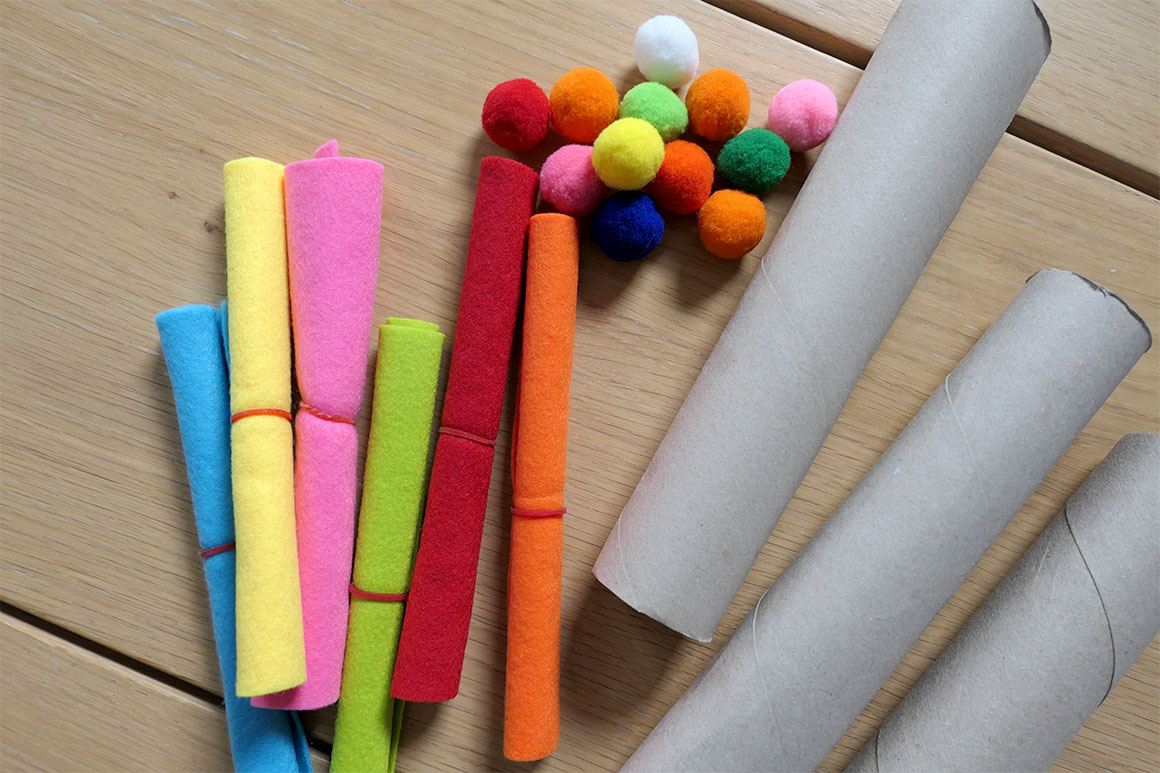 DIY: Kinderpelletje met pompons