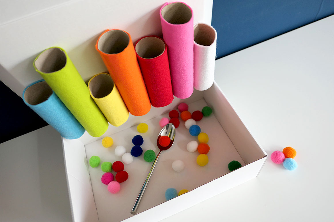 DIY: Kinderpelletje met pompons