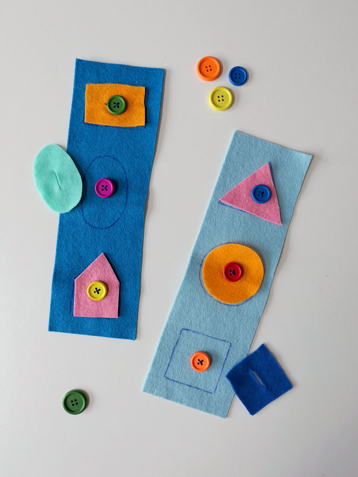 DIY: leerzame kinderspelletjes van vilt