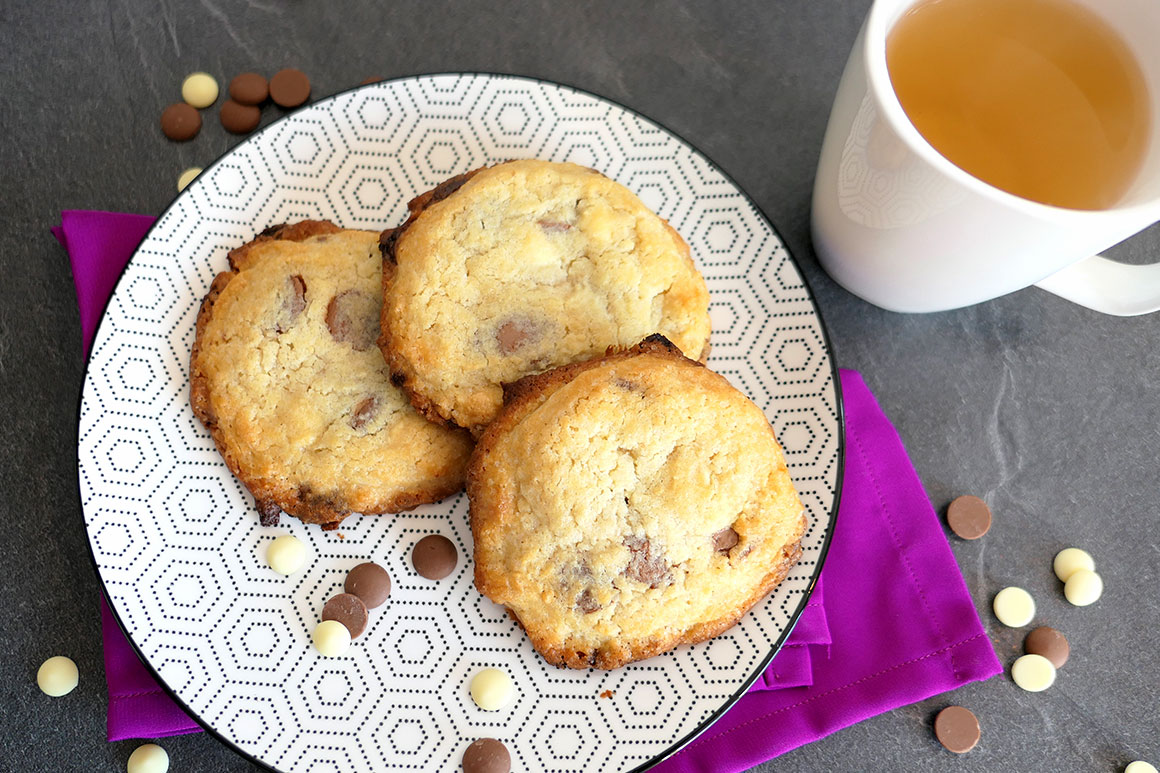 Dubbele chocoladekoekjes