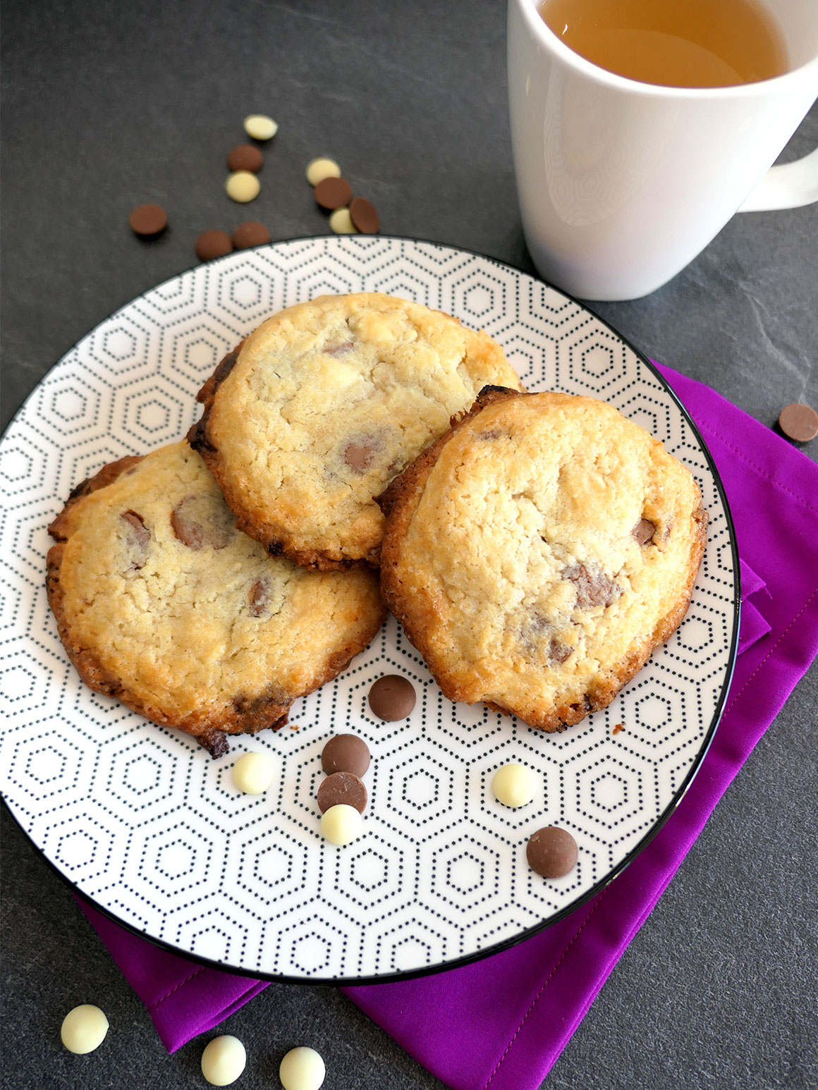 Dubbele chocoladekoekjes