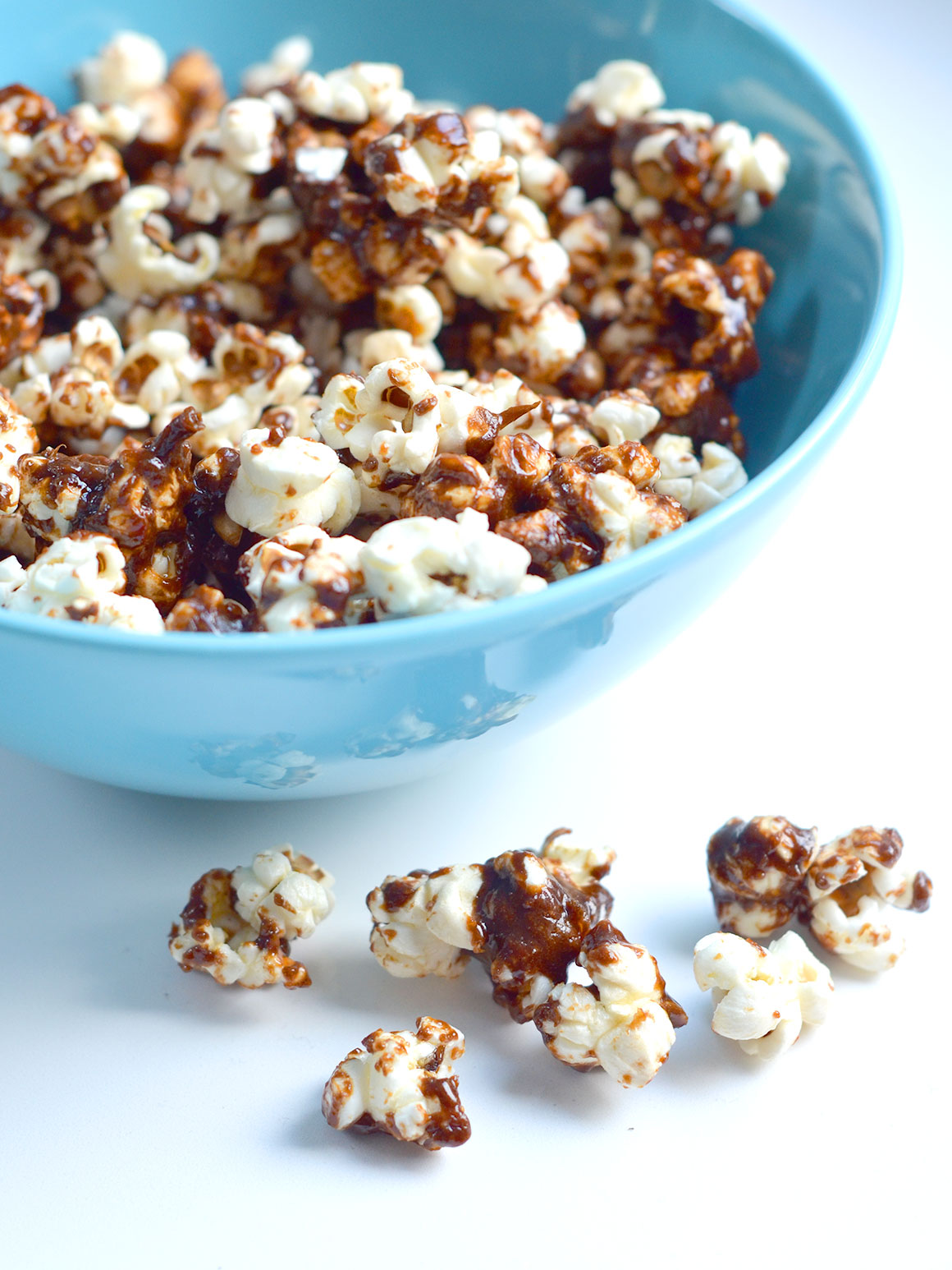 Gevaarlijk lekkere karamelpopcorn