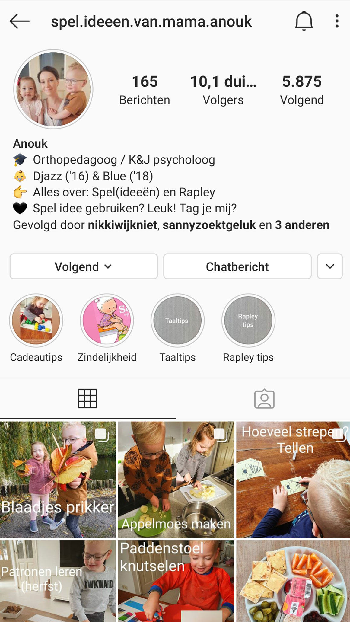 Handige Instagram accounts voor ouders