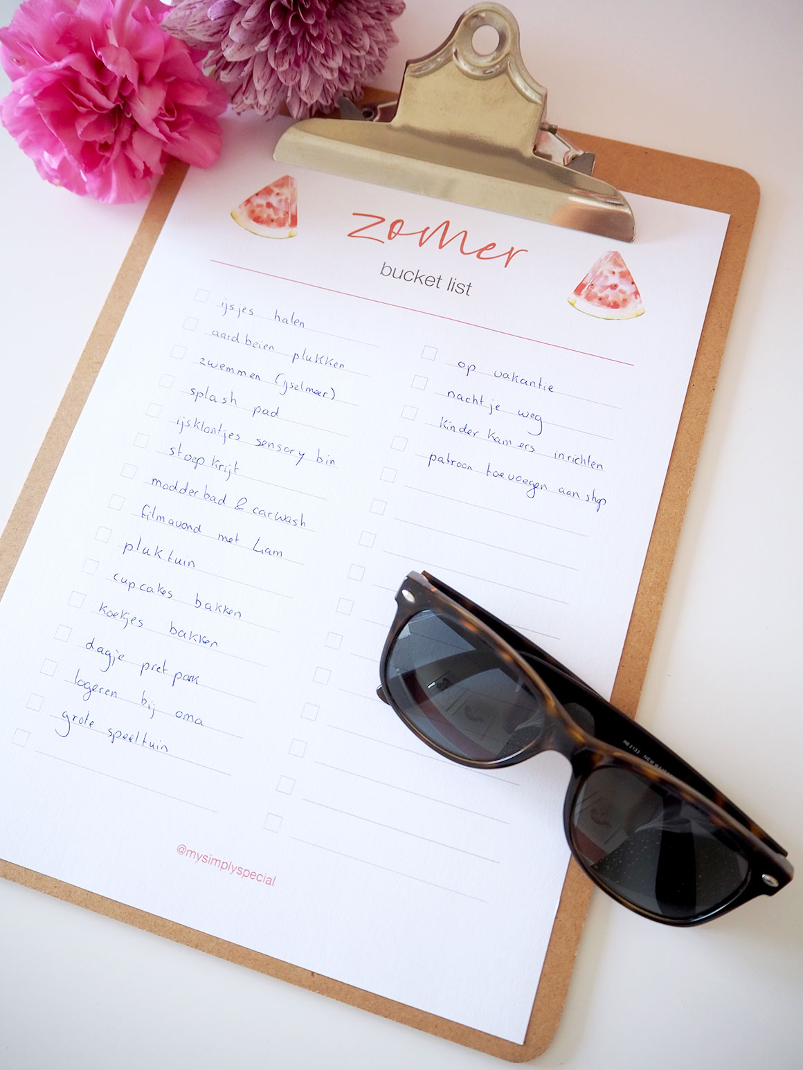 Onze zomer bucket list (+ printable)