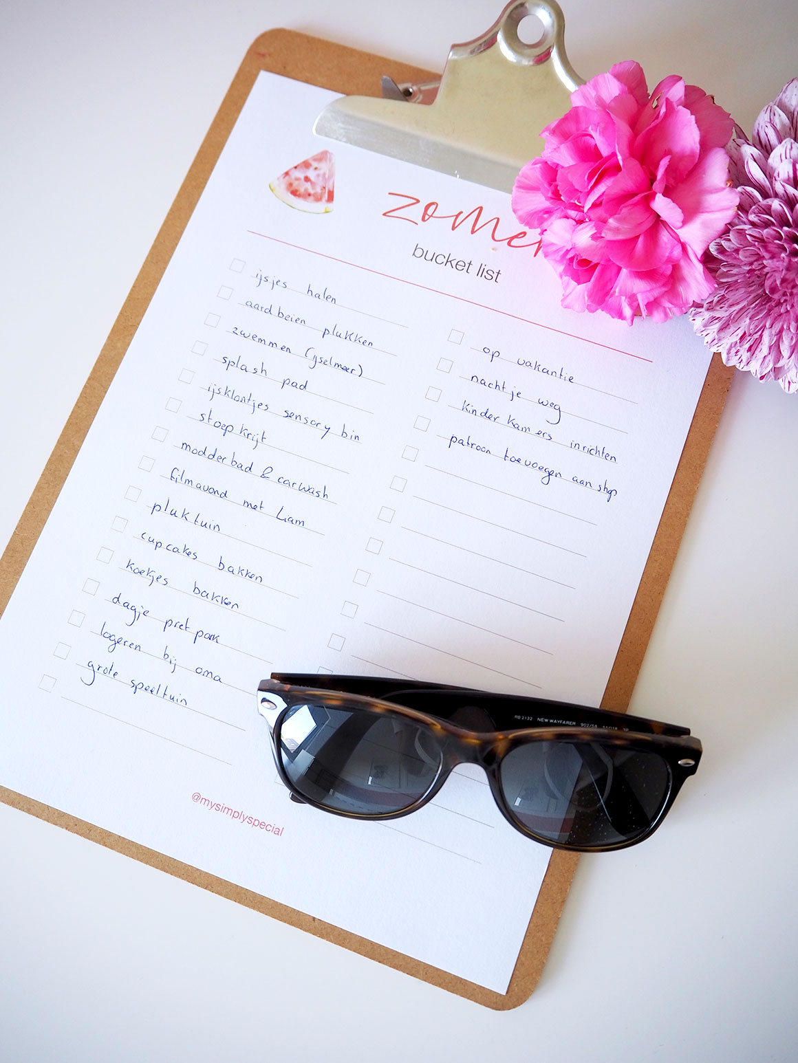 Onze zomer bucket list (+ printable)