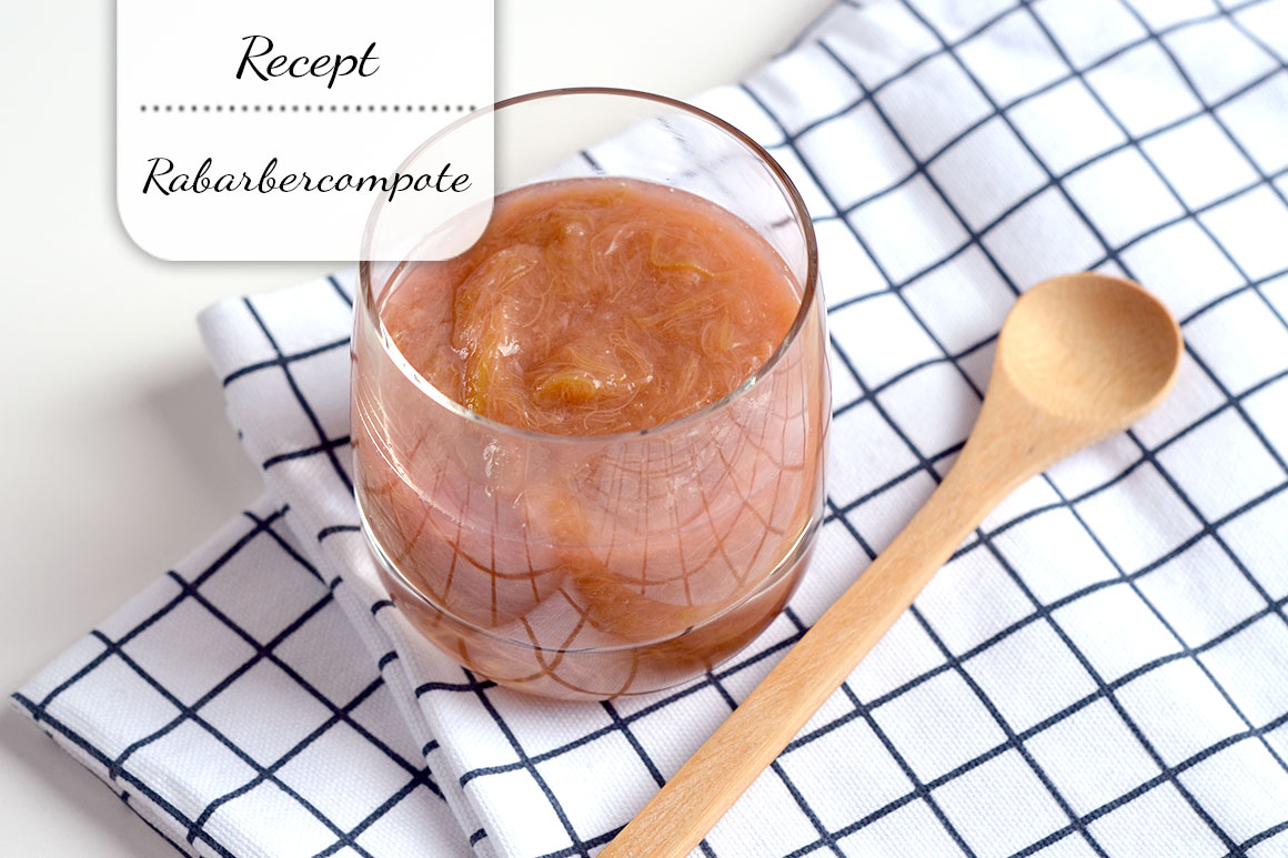 Rabarbercompote, simpel en lekker!