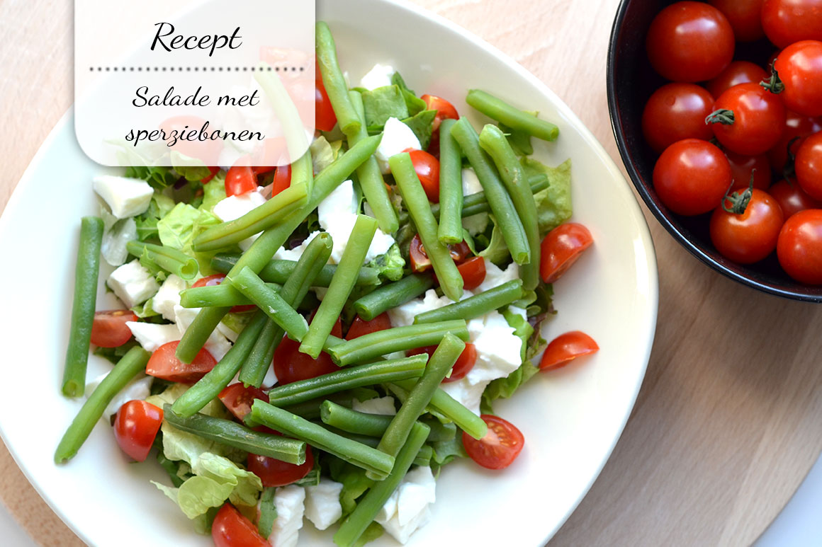 Salade met sperziebonen