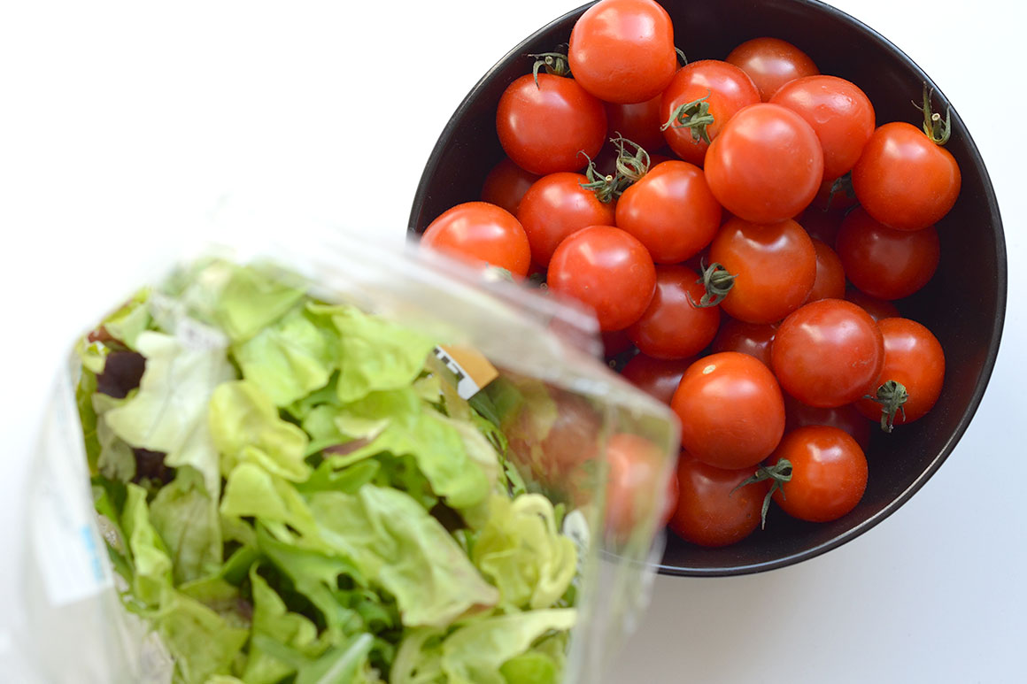 Salade met sperziebonen