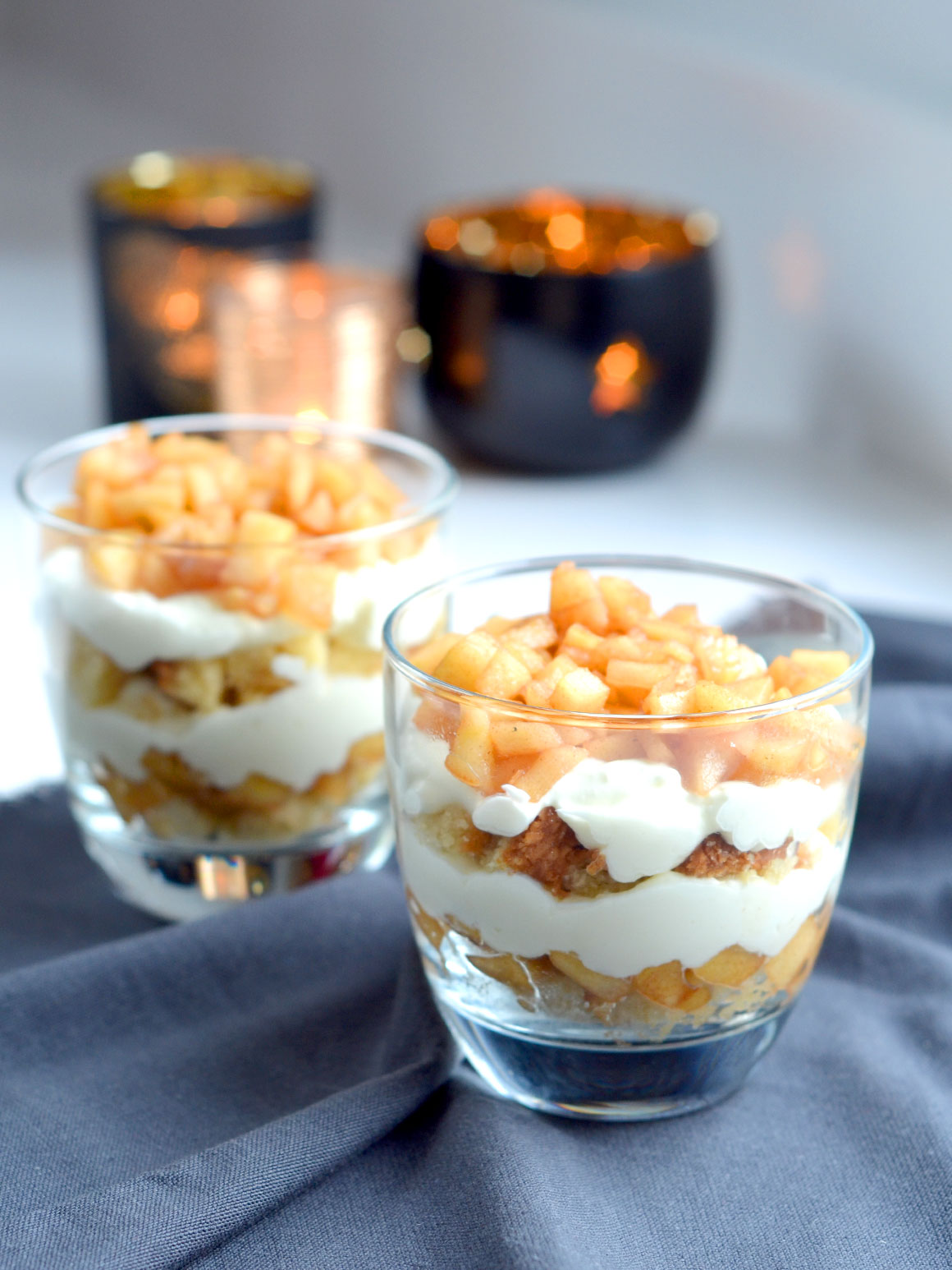 Trifle met appel & kaneel